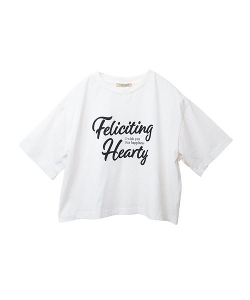 libelle more（リベル モア）の「USAコットンショート丈プリントTシャツ【接触冷感】（Tシャツ/カットソー・レディース・ブラック/ブラウン/オフホワイト/チャコールグレー・L/M）」の13枚目の写真