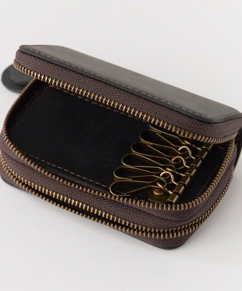 ROOPTOKYO(ループトウキョウ)の「OKUOKU 0909/オクオク 本革 キーケース付きウォレット コインケース 小銭入れ レザー 2026年春夏(財布・メンズ・ブラウン系その他/ブラウン系その他2/グリーン/ダークブラウン/ネイビー/ブラウン/ブラック・ONE SIZE)」の11枚目の写真