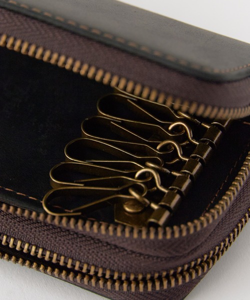 ROOPTOKYO(ループトウキョウ)の「OKUOKU 0909/オクオク 本革 キーケース付きウォレット コインケース 小銭入れ レザー 2026年春夏(財布・メンズ・ブラウン系その他/ブラウン系その他2/グリーン/ダークブラウン/ネイビー/ブラウン/ブラック・ONE SIZE)」の12枚目の写真
