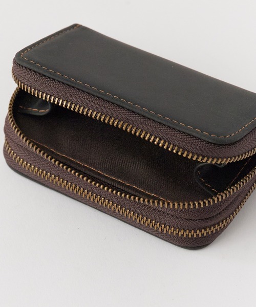 ROOPTOKYO(ループトウキョウ)の「OKUOKU 0909/オクオク 本革 キーケース付きウォレット コインケース 小銭入れ レザー 2026年春夏(財布・メンズ・ブラウン系その他/ブラウン系その他2/グリーン/ダークブラウン/ネイビー/ブラウン/ブラック・ONE SIZE)」の13枚目の写真