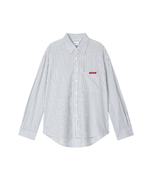 RECORDINGHOUSE（レコーディングハウス）の「REC LOUNGE SHIRT[WHITE STRIPE]（シャツ/ブラウス）」