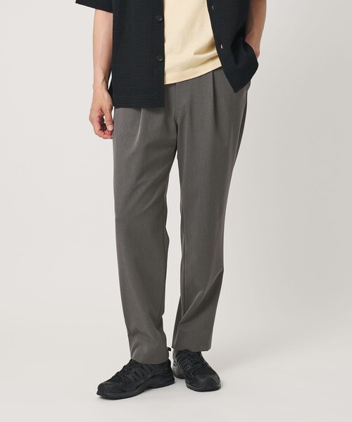 BEAUTY&YOUTH UNITED ARROWS(ビューティーアンドユースユナイテッドアローズ)の「アルガン トロ 1プリーツ テーパード スラックス NO.7 ストレッチ(スラックス・メンズ・ダークグレー/ベージュ/ブラック・XL/M/L/S)」の17枚目の写真