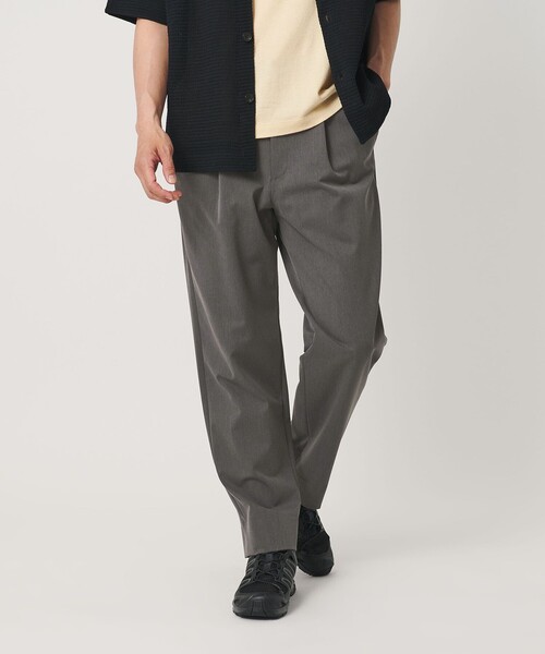 BEAUTY&YOUTH UNITED ARROWS(ビューティーアンドユースユナイテッドアローズ)の「アルガン トロ 1プリーツ テーパード スラックス NO.7 ストレッチ(スラックス・メンズ・ダークグレー/ベージュ/ブラック・XL/M/L/S)」の18枚目の写真