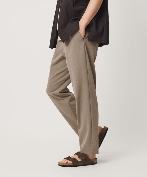 BEAUTY&YOUTH UNITED ARROWS(ビューティーアンドユースユナイテッドアローズ)の「アルガン トロ 1プリーツ テーパード スラックス NO.7 ストレッチ(スラックス・メンズ・ダークグレー/ベージュ/ブラック・XL/M/L/S)」の21枚目の写真