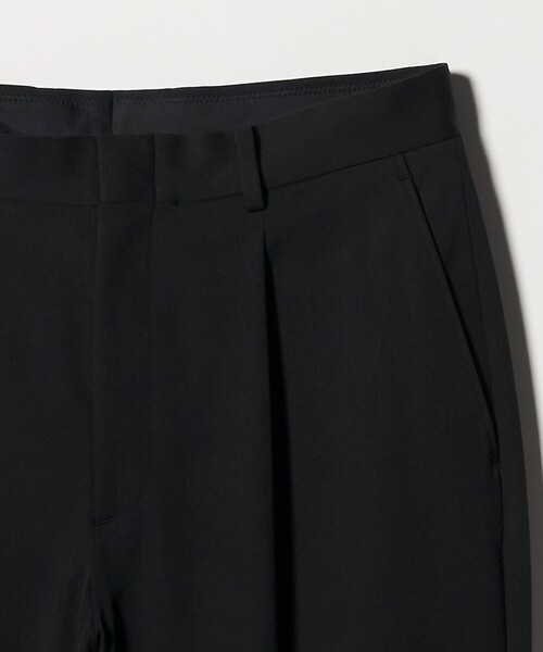 BEAUTY&YOUTH UNITED ARROWS(ビューティーアンドユースユナイテッドアローズ)の「アルガン トロ 1プリーツ テーパード スラックス NO.7 ストレッチ(スラックス・メンズ・ダークグレー/ベージュ/ブラック・XL/M/L/S)」の12枚目の写真