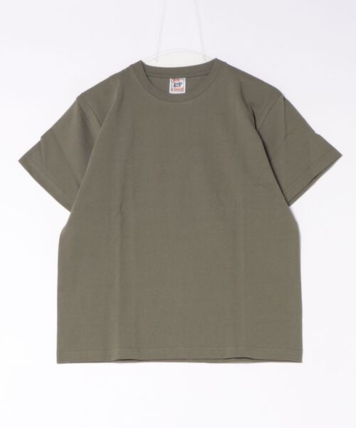 TONE SELECT WEAR（トーンセレクトウェア）の「CROSS&STITCH（クロスアンドステッチ）オープンエンド マックスウェイトTシャツ 6.2oz 【OE1116】（Tシャツ/カットソー・メンズ・チャコールグレー/ブルー系その他/ネイビー/サンドベージュ/アーミー/ブラック/ピンク/グリーン/ブラウン/バイオレット/グレー/ホワイト・X-LARGE/LARGE/MEDIUM/SMALL）」の8枚目の写真