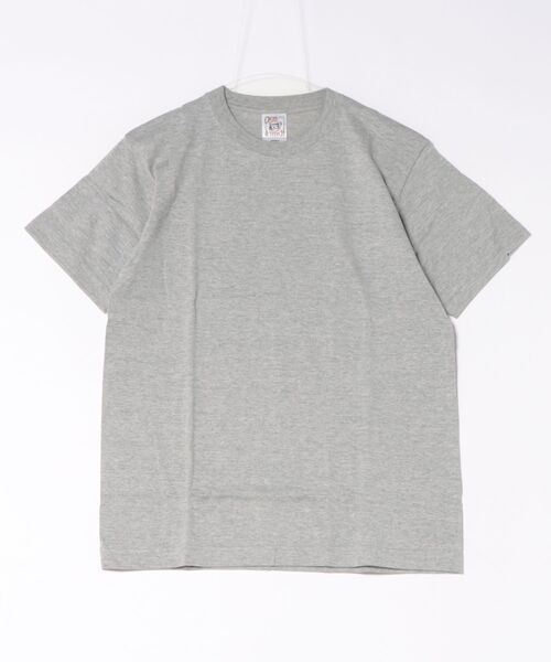 TONE SELECT WEAR（トーンセレクトウェア）の「CROSS&STITCH（クロスアンドステッチ）オープンエンド マックスウェイトTシャツ 6.2oz 【OE1116】（Tシャツ/カットソー・メンズ・チャコールグレー/ブルー系その他/ネイビー/サンドベージュ/アーミー/ブラック/ピンク/グリーン/ブラウン/バイオレット/グレー/ホワイト・X-LARGE/LARGE/MEDIUM/SMALL）」の4枚目の写真