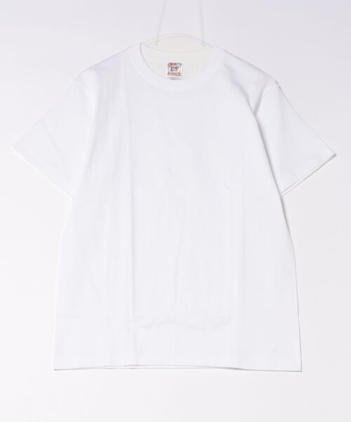 TONE SELECT WEAR（トーンセレクトウェア）の「CROSS&STITCH（クロスアンドステッチ）オープンエンド マックスウェイトTシャツ 6.2oz 【OE1116】（Tシャツ/カットソー・メンズ・チャコールグレー/ブルー系その他/ネイビー/サンドベージュ/アーミー/ブラック/ピンク/グリーン/ブラウン/バイオレット/グレー/ホワイト・X-LARGE/LARGE/MEDIUM/SMALL）」の2枚目の写真