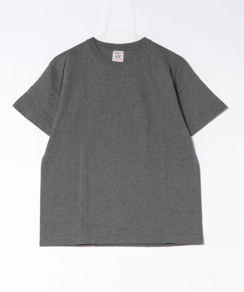 TONE SELECT WEAR（トーンセレクトウェア）の「CROSS&STITCH（クロスアンドステッチ）オープンエンド マックスウェイトTシャツ 6.2oz 【OE1116】（Tシャツ/カットソー・メンズ・チャコールグレー/ブルー系その他/ネイビー/サンドベージュ/アーミー/ブラック/ピンク/グリーン/ブラウン/バイオレット/グレー/ホワイト・X-LARGE/LARGE/MEDIUM/SMALL）」の3枚目の写真