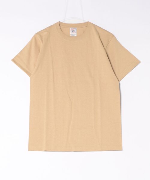 TONE SELECT WEAR（トーンセレクトウェア）の「CROSS&STITCH（クロスアンドステッチ）オープンエンド マックスウェイトTシャツ 6.2oz 【OE1116】（Tシャツ/カットソー・メンズ・チャコールグレー/ブルー系その他/ネイビー/サンドベージュ/アーミー/ブラック/ピンク/グリーン/ブラウン/バイオレット/グレー/ホワイト・X-LARGE/LARGE/MEDIUM/SMALL）」の6枚目の写真