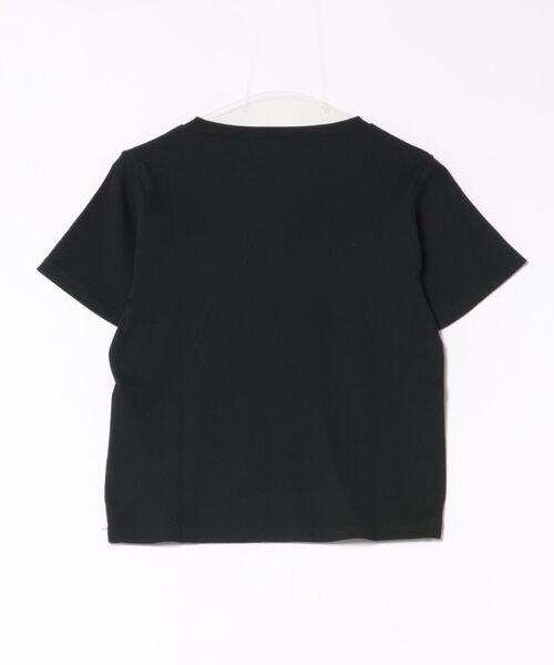 GORGE（ゴージ）の「《ラインストーンロゴ×短丈》Tシャツ／Y2K／春夏／全2色（Tシャツ/カットソー・レディース・ブラック/オフホワイト・F）」の16枚目の写真