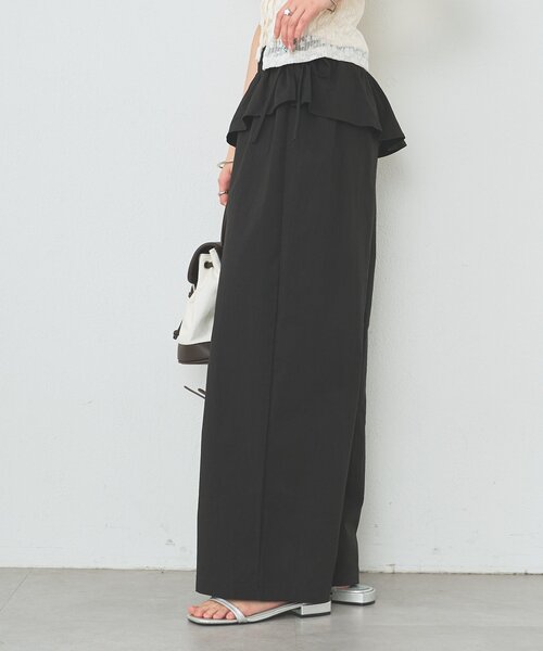 mystic(ミスティック)の「レイヤードイージーパンツ(その他パンツ・レディース・ブラック/オフホワイト・MEDIUM/SMALL)」の13枚目の写真