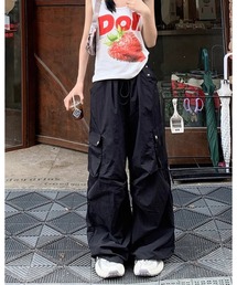 CHEER（チアー）の「速乾カジュアルシャカシャカ カーゴワイドパンツ（カーゴパンツ）」