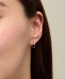 〈LOINE〉金属アレルギー対応 / ステンレス / シンプル フープピアス 11mm