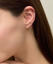 〈LOINE〉金属アレルギー対応 / ステンレス / シンプル フープピアス 11mm