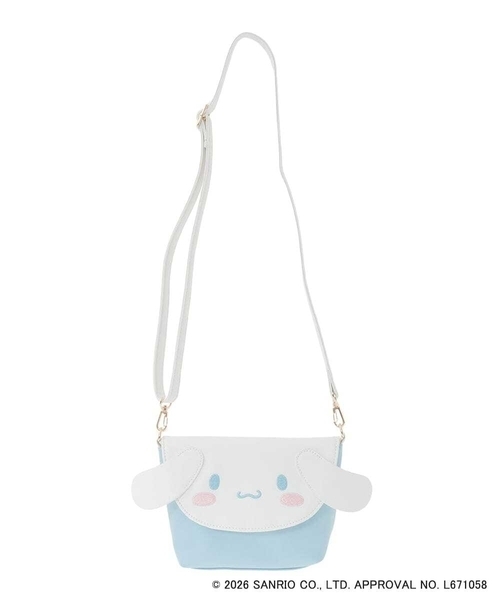 a.v.v（アーヴェヴェ）の「【数量限定】[シナモロール＆クロミ]お顔ショルダーバッグ（ショルダーバッグ・キッズ・ブラック/ダークインディゴブルー・120）」の16枚目の写真
