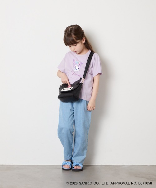 a.v.v（アーヴェヴェ）の「【数量限定】[シナモロール＆クロミ]お顔ショルダーバッグ（ショルダーバッグ・キッズ・ブラック/ダークインディゴブルー・120）」の11枚目の写真
