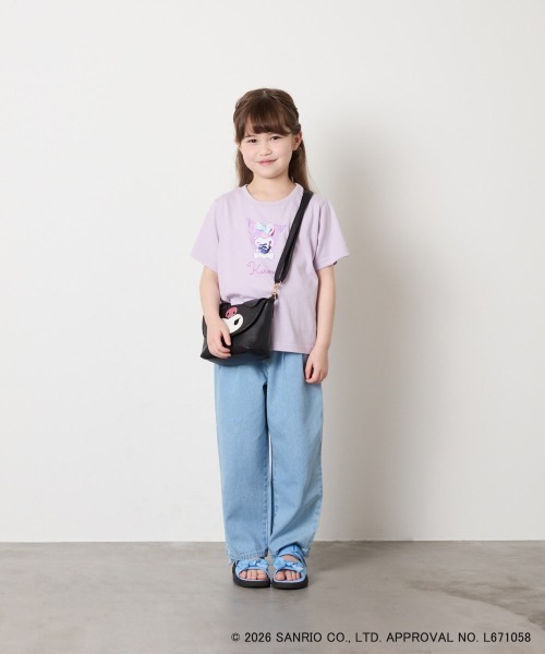 a.v.v（アーヴェヴェ）の「【数量限定】[シナモロール＆クロミ]お顔ショルダーバッグ（ショルダーバッグ・キッズ・ブラック/ダークインディゴブルー・120）」の13枚目の写真