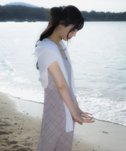 ROSEFRANTZ（ロゼフランツ）の「Sheer Grace Slim Long Dress [Pink]（ワンピース・レディース・ピンク・SMALL/MEDIUM）」の2枚目の写真