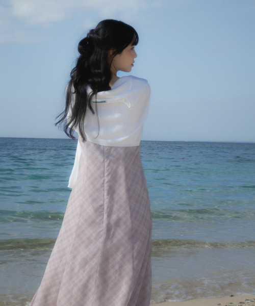 ROSEFRANTZ（ロゼフランツ）の「Sheer Grace Slim Long Dress [Pink]（ワンピース・レディース・ピンク・SMALL/MEDIUM）」の5枚目の写真