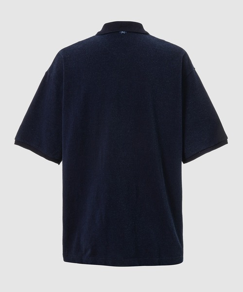 PORTER CLASSIC(ポータークラシック)の「H/W INDIGO POLO SHIRT(ポロシャツ・メンズ・ブルー/ネイビー・M/L)」の3枚目の写真