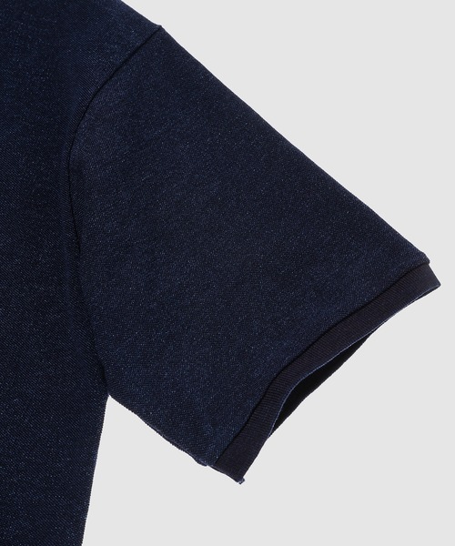 PORTER CLASSIC(ポータークラシック)の「H/W INDIGO POLO SHIRT(ポロシャツ・メンズ・ブルー/ネイビー・M/L)」の6枚目の写真