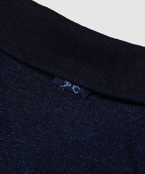 PORTER CLASSIC(ポータークラシック)の「H/W INDIGO POLO SHIRT(ポロシャツ・メンズ・ブルー/ネイビー・M/L)」の7枚目の写真