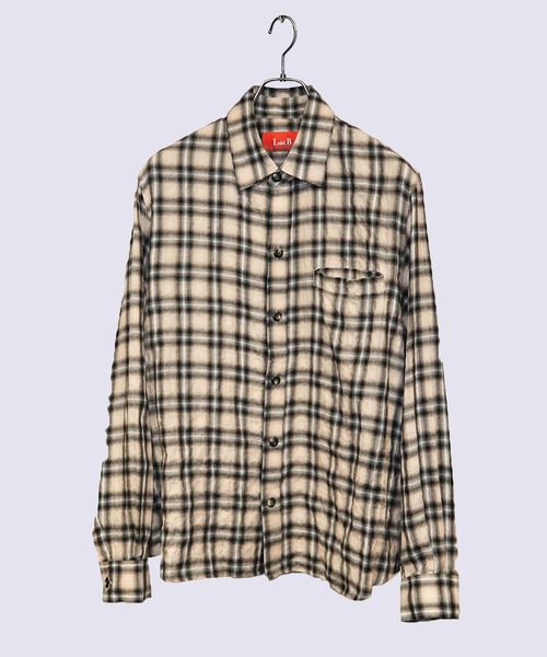Laid.B(レイドビー)の「【Laid.B】Wet Rag Check Shirts(シャツ/ブラウス・メンズ・タン/ブルー・2/3)」の2枚目の写真