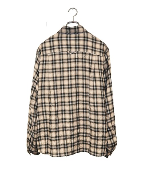 Laid.B(レイドビー)の「【Laid.B】Wet Rag Check Shirts(シャツ/ブラウス・メンズ・タン/ブルー・2/3)」の4枚目の写真
