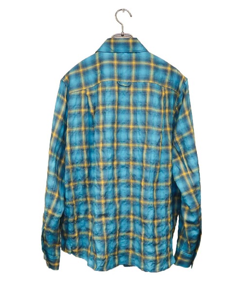Laid.B(レイドビー)の「【Laid.B】Wet Rag Check Shirts(シャツ/ブラウス・メンズ・タン/ブルー・2/3)」の3枚目の写真