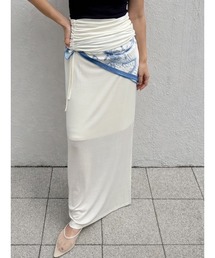 ELCHELE（エルチェレ）の「MELLOW CUT SHIRRING SKIRT（スカート）」