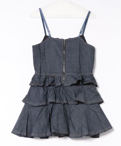 almo(アルモ)の「【LAMPOON】デニムリボンキャミワンピース(ワンピース・レディース・ネイビー・LARGE/MEDIUM/SMALL)」の16枚目の写真