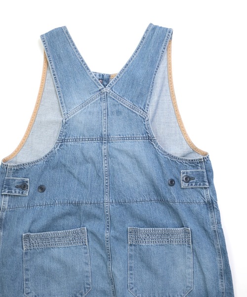 Brocante（ブロカント）の「[Brocante / ブロカント] 10ozデニム トラヴァイユサロペット（サロペット/オーバーオール・レディース・インディゴブルー・2）」の19枚目の写真