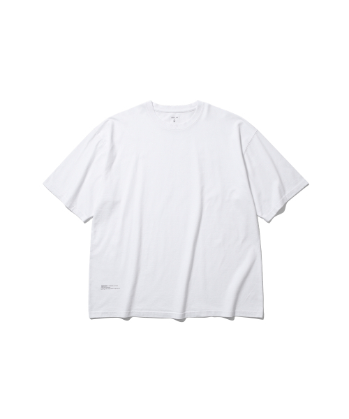 ANGLAN（アングラン）の「Essential Layer Half Tee - White（Tシャツ/カットソー・メンズ・その他・2/1）」の2枚目の写真