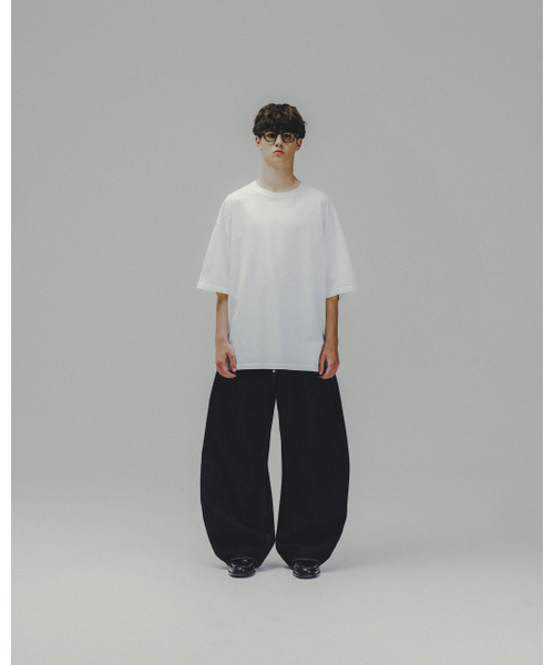 ANGLAN（アングラン）の「Essential Layer Half Tee - White（Tシャツ/カットソー・メンズ・その他・2/1）」の4枚目の写真