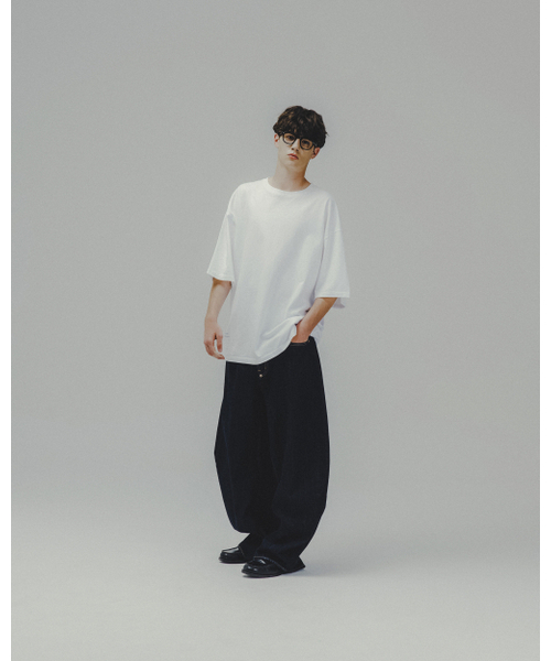 ANGLAN（アングラン）の「Essential Layer Half Tee - White（Tシャツ/カットソー・メンズ・その他・2/1）」の5枚目の写真