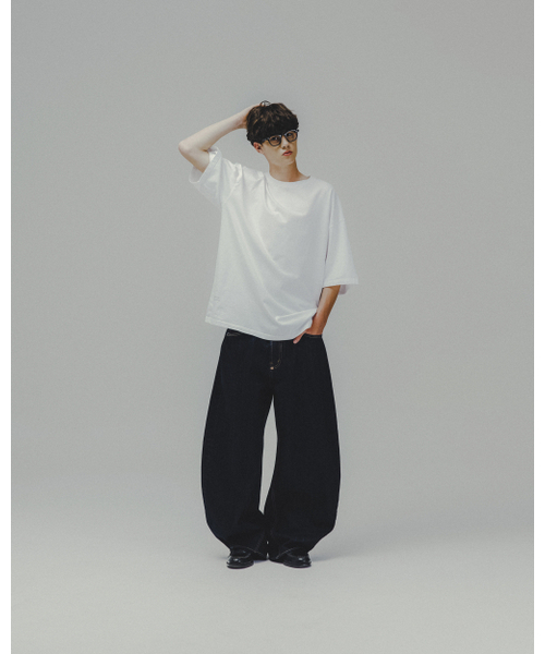 ANGLAN（アングラン）の「Essential Layer Half Tee - White（Tシャツ/カットソー・メンズ・その他・2/1）」の6枚目の写真