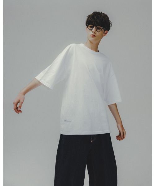 ANGLAN（アングラン）の「Essential Layer Half Tee - White（Tシャツ/カットソー・メンズ・その他・2/1）」の7枚目の写真