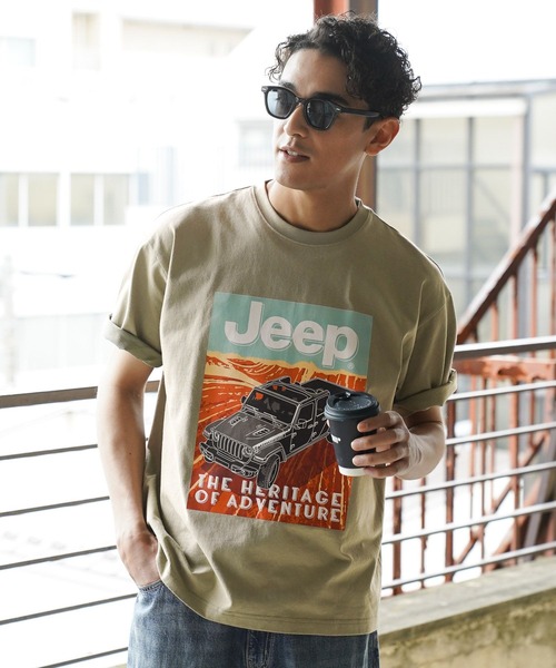 Jeep front print T‑shirt — футболка Jeep