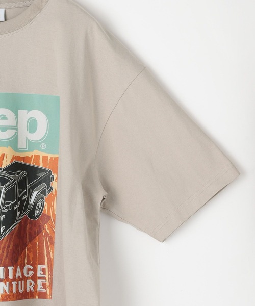 JEEP（ジープ）の「【Jeep(ジープ)】フロントプリントTシャツ（Tシャツ/カットソー・メンズ・カーキ/ベージュ・LARGE/MEDIUM）」の11枚目の写真