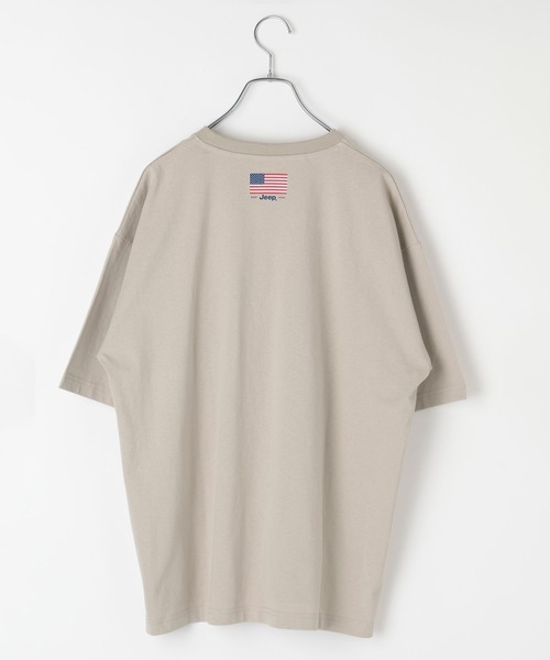 JEEP（ジープ）の「【Jeep(ジープ)】フロントプリントTシャツ（Tシャツ/カットソー・メンズ・カーキ/ベージュ・LARGE/MEDIUM）」の3枚目の写真