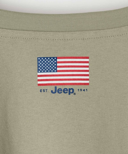 JEEP（ジープ）の「【Jeep(ジープ)】フロントプリントTシャツ（Tシャツ/カットソー・メンズ・カーキ/ベージュ・LARGE/MEDIUM）」の7枚目の写真