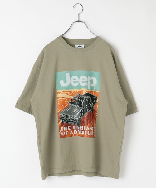JEEP（ジープ）の「【Jeep(ジープ)】フロントプリントTシャツ（Tシャツ/カットソー・メンズ・カーキ/ベージュ・LARGE/MEDIUM）」の20枚目の写真