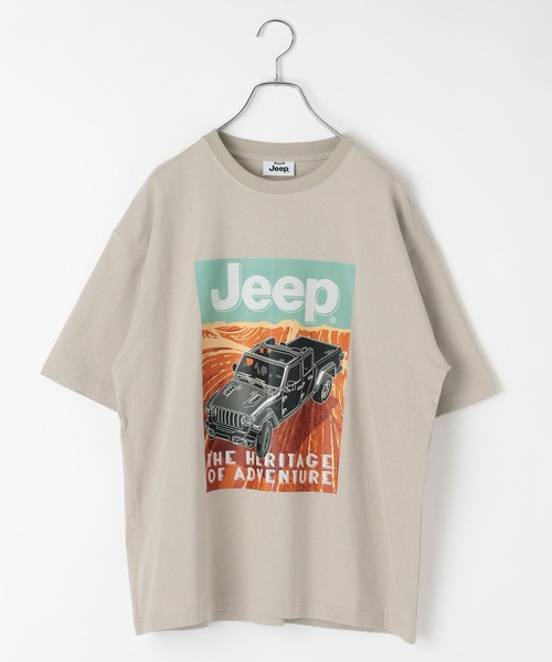 JEEP（ジープ）の「【Jeep(ジープ)】フロントプリントTシャツ（Tシャツ/カットソー・メンズ・カーキ/ベージュ・LARGE/MEDIUM）」の13枚目の写真