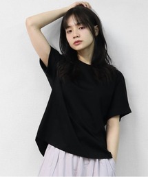 接触冷感ドライタッチコットン 袖ロールUP ドルマンTシャツ DRY-TOUCH COOL COTTON ROLL-UP SLEEVE TEE