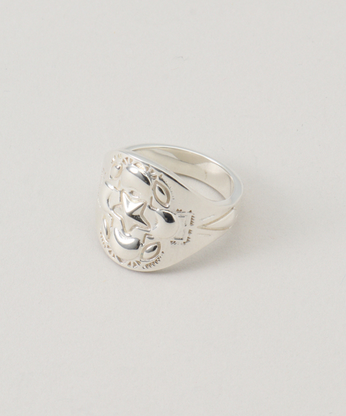 SLOBE IENA(スローブイエナ)の「ADRAR/アドラル CIRCLE STAR RING(リング・レディース・シルバー・FREE)」の1枚目の写真