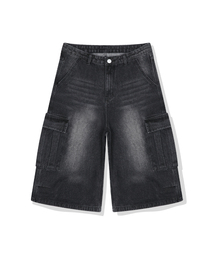 BASIC LABEL（ベーシックラベル）の「Luke Cargo Capri Bermuda Denim Shorts Pants 5 Color [BLSD_3501]（その他パンツ）」