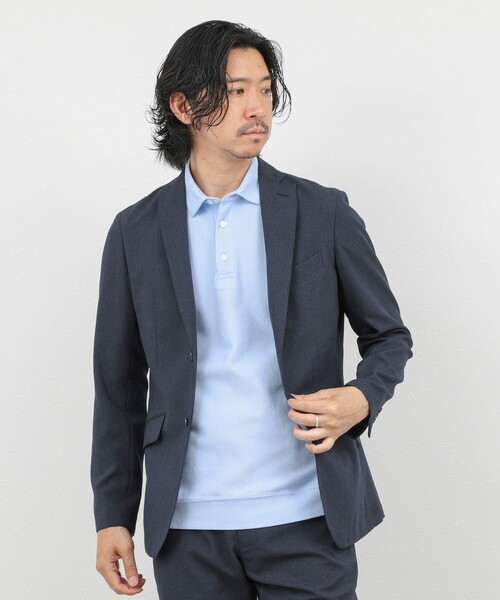 NOLLEY'S goodman(ノーリーズグッドマン)の「《ビジカジ対応》ローゼンジカノコ 抗菌防臭ドレスポロシャツ / ビズポロ 26SS(ポロシャツ・メンズ・ダークグリーン/グレイッシュベージュ/サックスブルー・S/XL/L/M)」の14枚目の写真