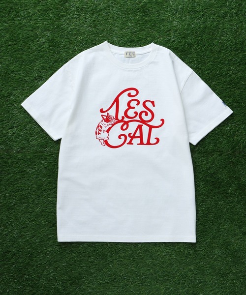 The Endless Summer(エンドレスサマー)の「TES VINTAGE LOGO FLOK PT T-SHIRT/ Tシャツ(Tシャツ/カットソー・メンズ・ホワイト/ブラック/アイボリー/ネイビー・MEDIUM/SMALL/X-LARGE/LARGE)」の7枚目の写真