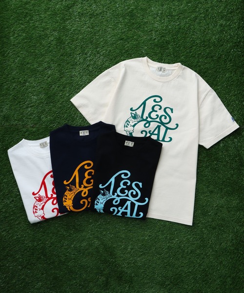 The Endless Summer(エンドレスサマー)の「TES VINTAGE LOGO FLOK PT T-SHIRT/ Tシャツ(Tシャツ/カットソー・メンズ・ホワイト/ブラック/アイボリー/ネイビー・MEDIUM/SMALL/X-LARGE/LARGE)」の10枚目の写真